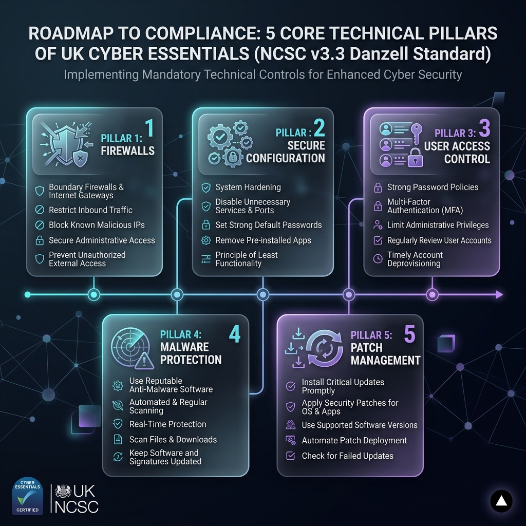 5 Core Technical Pillars Infographic